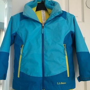 LL BEAN Snow ski jacket & bib pant